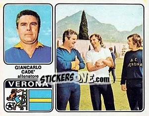 Figurina Giancarlo Cade' - Calciatori 1972-1973 - Panini