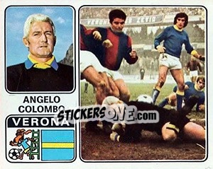 Cromo Angelo Colombo - Calciatori 1972-1973 - Panini