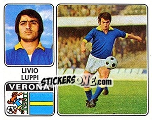 Cromo Livio Luppi - Calciatori 1972-1973 - Panini