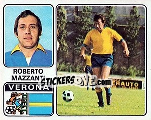 Sticker Roberto Mazzanti - Calciatori 1972-1973 - Panini