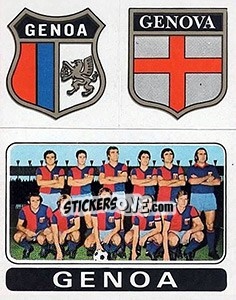 Sticker Scudetto / Squadra - Calciatori 1972-1973 - Panini