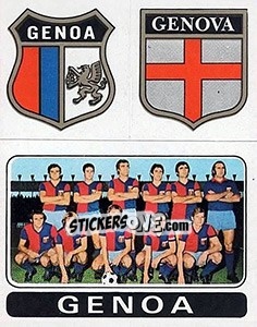 Cromo Scudetto / Squadra - Calciatori 1972-1973 - Panini