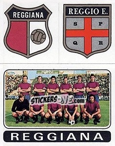 Figurina Scudetto / Squadra - Calciatori 1972-1973 - Panini