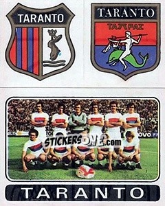 Cromo Scudetto / Squadra - Calciatori 1972-1973 - Panini