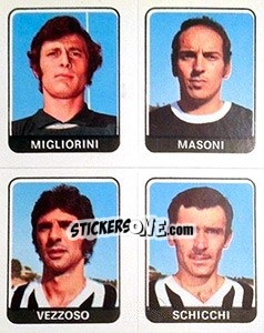Figurina Migliorini / Masoni / Vezzoso / Schicchi - Calciatori 1972-1973 - Panini