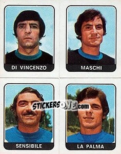 Cromo Di Vincenzo / Maschi / Sensibile / La Palma - Calciatori 1972-1973 - Panini