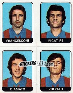 Sticker Francesconi / Picat Re / D'Amato / Volpato