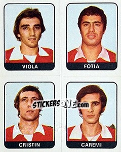 Figurina Viola / Fotia / Cristin / Caremi - Calciatori 1972-1973 - Panini