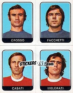 Figurina Grosso / Facchetti / Casati / Melgrati