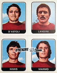 Figurina D'Astoli / Landini / Nimis / Marmo - Calciatori 1972-1973 - Panini