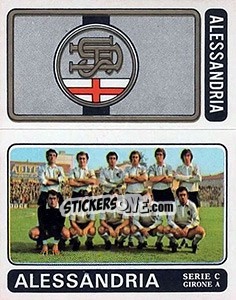 Sticker Alessandria Scudetto / Squadra