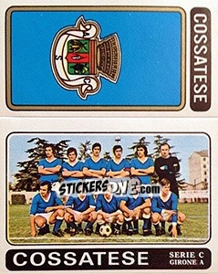 Sticker Cossatese Scudetto / Squadra