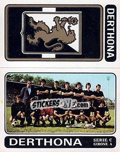 Cromo Derthona Scudetto / Squadra - Calciatori 1972-1973 - Panini