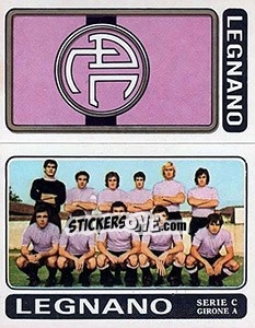 Sticker Legnano Scudetto / Squadra - Calciatori 1972-1973 - Panini