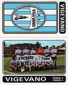 Sticker Vigevano Scudetto / Squadra