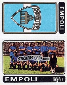 Figurina Empoli Scudetto / Squadra