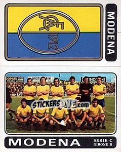 Figurina Modena Scudetto / Squadra