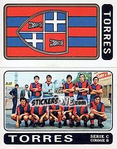 Figurina Torres Scudetto / Squadra