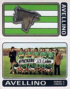 Sticker Avellino Scudetto / Squadra - Calciatori 1972-1973 - Panini