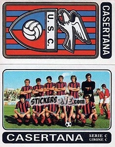 Cromo Casertana Scudetto / Squadra