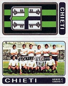 Sticker Chieti Scudetto / Squadra - Calciatori 1972-1973 - Panini