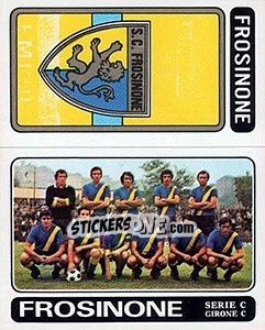 Sticker Frosinone Scudetto / Squadra - Calciatori 1972-1973 n. 532 - Panini