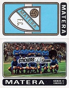 Figurina Matera Scudetto / Squadra