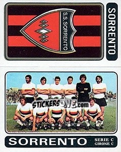 Sticker Sorrento Scudetto / Squadra