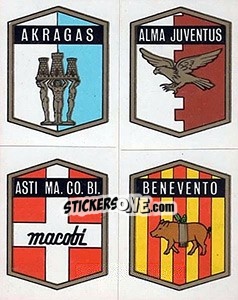 Figurina Akragas / Amat Palermo / Asti Macobi / Benevento