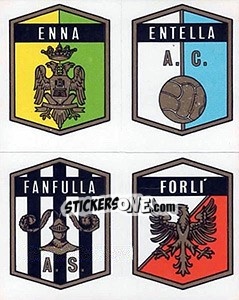 Cromo Enna / Entella / Fanfulla / Forlì - Calciatori 1972-1973 - Panini