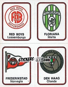 Sticker Red Boys / Floriana / Frederikstad / Den Haag