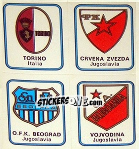 Sticker Torino / Crvena Zvezda / O.F.K. Belgrade / Vojvodina