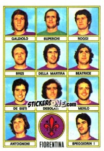 Sticker Squadra - Calciatori 1973-1974 n. 10 - Panini