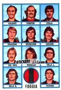 Sticker Squadra - Calciatori 1973-1974 - Panini