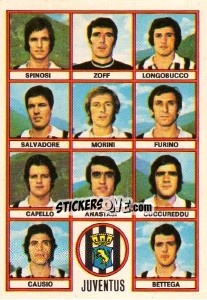 Sticker Squadra - Calciatori 1973-1974 n. 18 - Panini