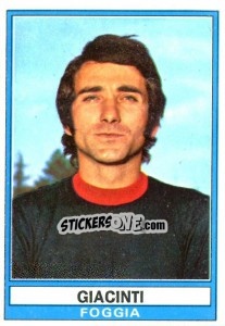 Figurina Giacinti - Calciatori 1973-1974 - Panini