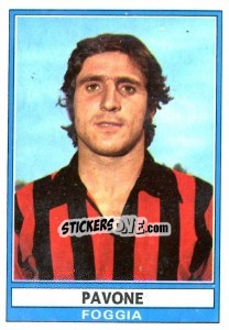 Sticker Pavone - Calciatori 1973-1974 n. 118 - Panini
