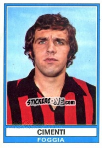 Sticker Cimenti - Calciatori 1973-1974 - Panini
