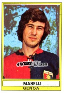Sticker Maselli - Calciatori 1973-1974 n. 131 - Panini