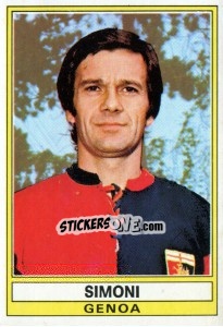 Sticker Simoni - Calciatori 1973-1974 - Panini