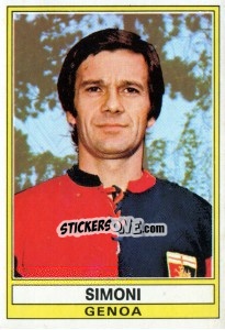 Figurina Simoni - Calciatori 1973-1974 - Panini