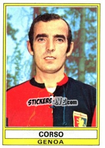 Figurina Corso - Calciatori 1973-1974 - Panini