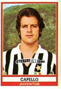 Figurina Capello - Calciatori 1973-1974 - Panini