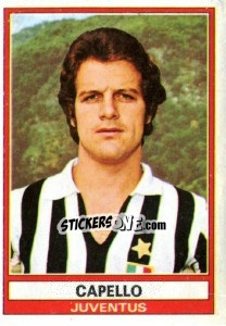 Sticker Capello - Calciatori 1973-1974 n. 168 - Panini