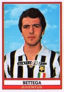 Figurina Bettega - Calciatori 1973-1974 - Panini