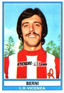 Sticker Berni - Calciatori 1973-1974 n. 184 - Panini