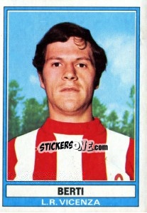 Sticker Bertini - Calciatori 1973-1974 - Panini
