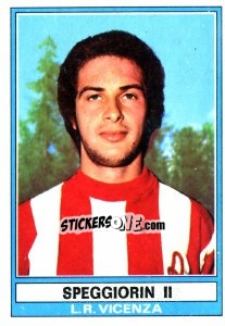 Figurina Speggiorin II - Calciatori 1973-1974 - Panini