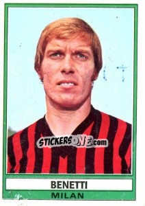 Cromo Benetti - Calciatori 1973-1974 - Panini