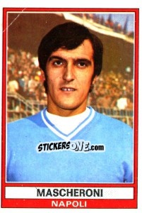 Figurina Mascheroni - Calciatori 1973-1974 - Panini